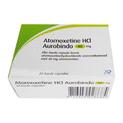 Атомоксетин HCL 40 мг Европа :: Аналог Когниттера :: Aurobindo капс. №30 в Биробиджане и области фото